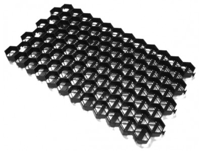 Газонная решетка МЕАПЛАСТ-ОРМ 85.50_1,60 (чёрная), мод. 5,88 м2