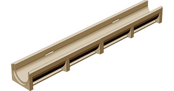 Купить лоток водоотводный PolyStandart ЛВ-10.14.10 полимербетонный Арт ...