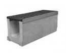 Комплект: лоток водоотводный SUPER ЛВК-20.29,8.29,5 бетонный с решеткой щелевой чугунной ВЧ